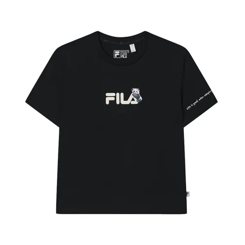 FILA Heritage T Shirt Women's Jet Black
