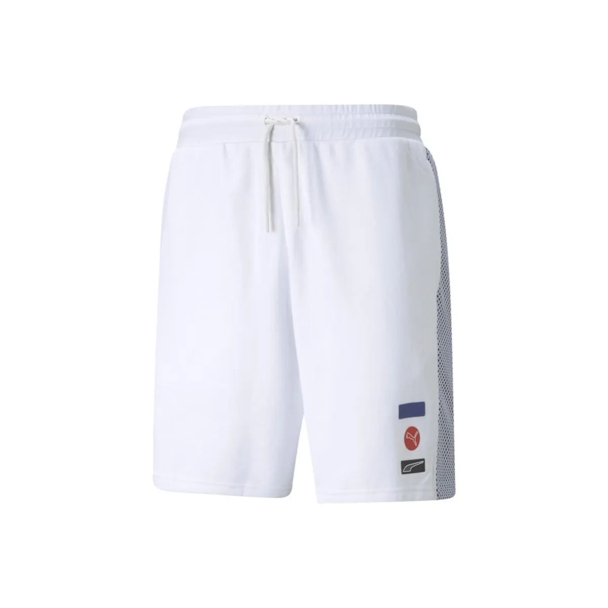 PUMA Sports Shorts Men's White Moderate Straight Fit Pants