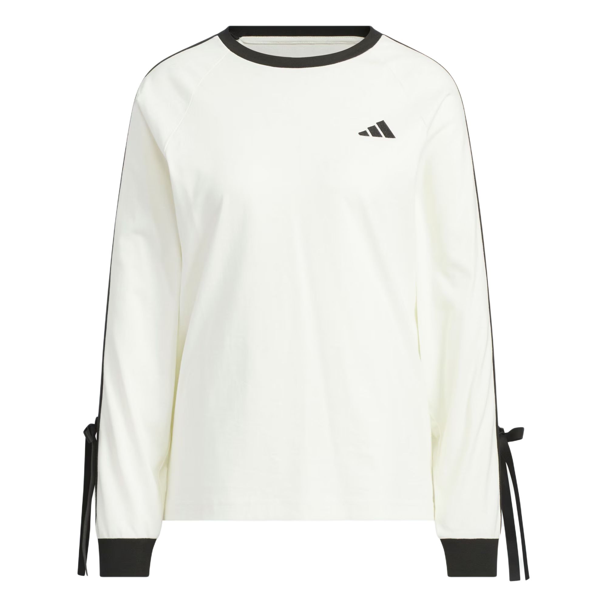 Женская футболка adidas 3-Stripes (черно-белая)