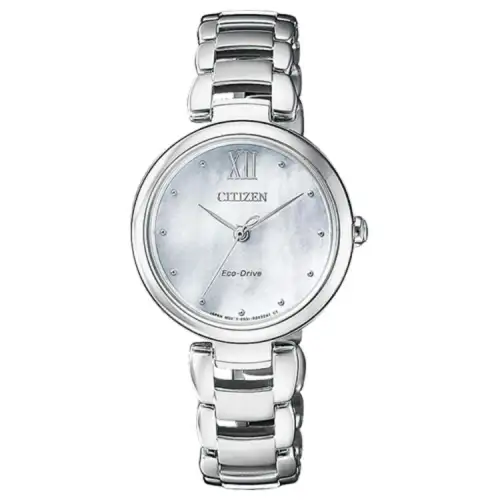 CITIZEN Eco Drive Flower Language Feng Yin Collection Light Powered Quartz Movement Stainless Steel Strap