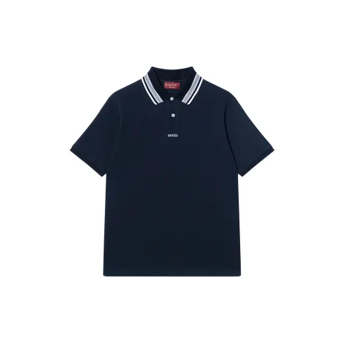 GUCCI Logo embroidered Polo Shirt