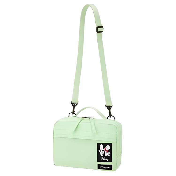 UNIQLO Ambush X Disney Tripartite Collaboration Nylon Fabric Crossbody Bags Regular Unisex Green