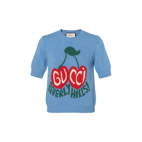 GUCCI Sweater Women's Light Blue