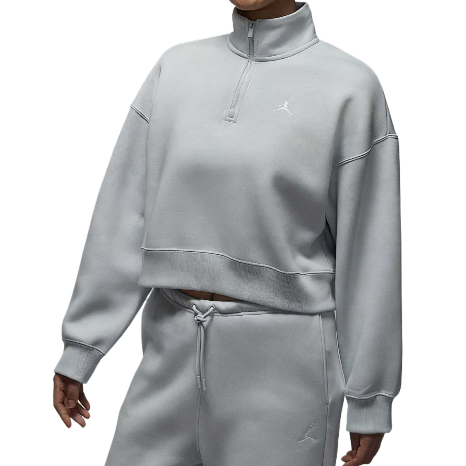 Женское худи Jordan Brooklyn Fleece (белое)