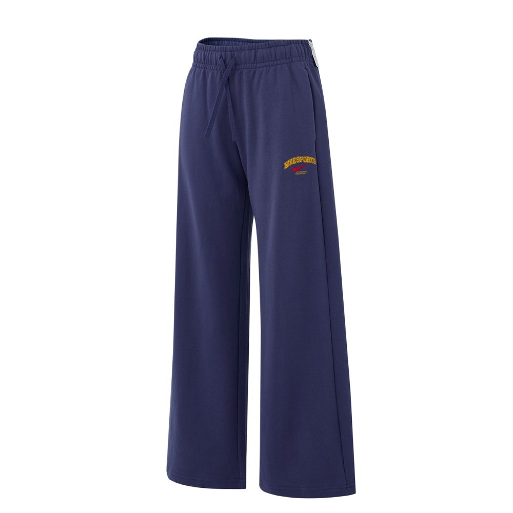 Женские штаны Nike Club NSW FLC PANT WIDE 72 (синие)