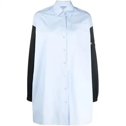 PRADA SS22 Long Sleeved Dress Women's Blue