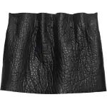 PRADA Textured Leather Mini Skirt