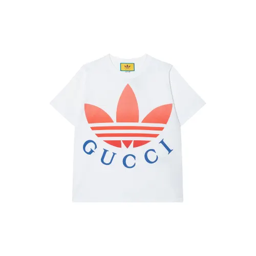 GUCCI X Adidas T Shirt White/Red