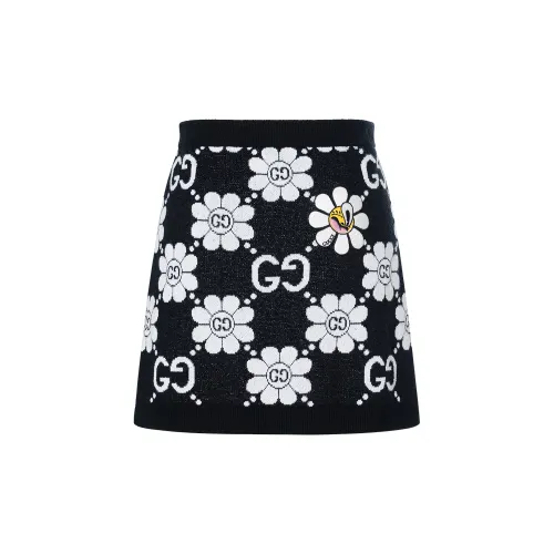 GUCCI SS24 Casual Short Skirts Women's Black