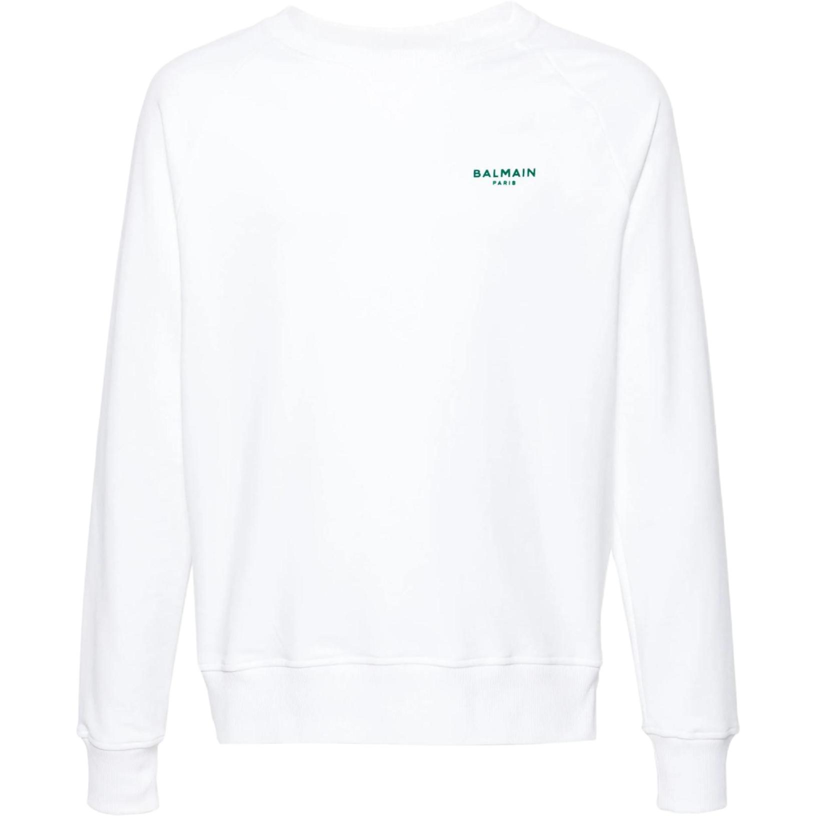 Мужское худи BALMAIN BALMAIN SS24 Logo (белый)