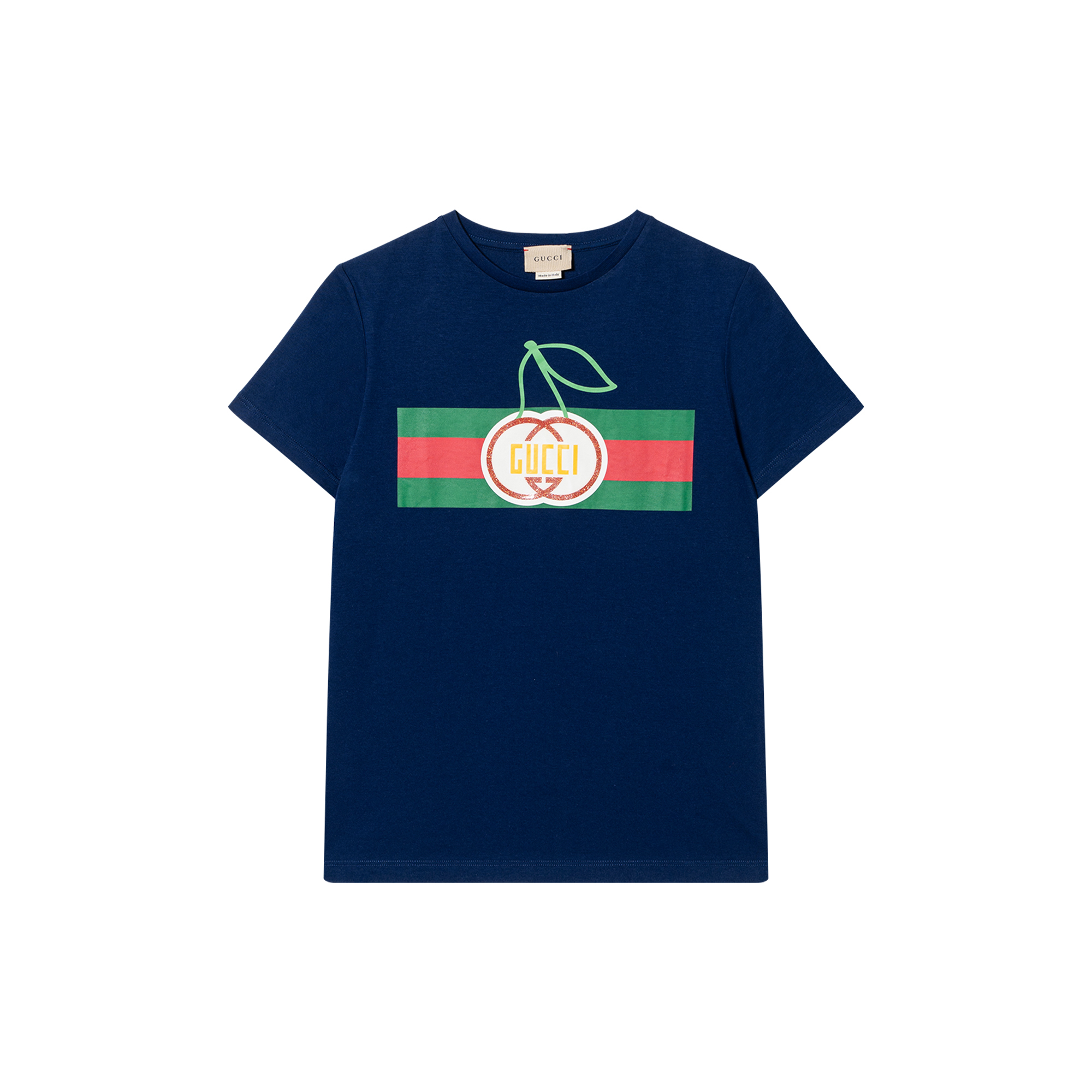 Женская футболка Gucci 610190-XJENG-4684 (синяя)