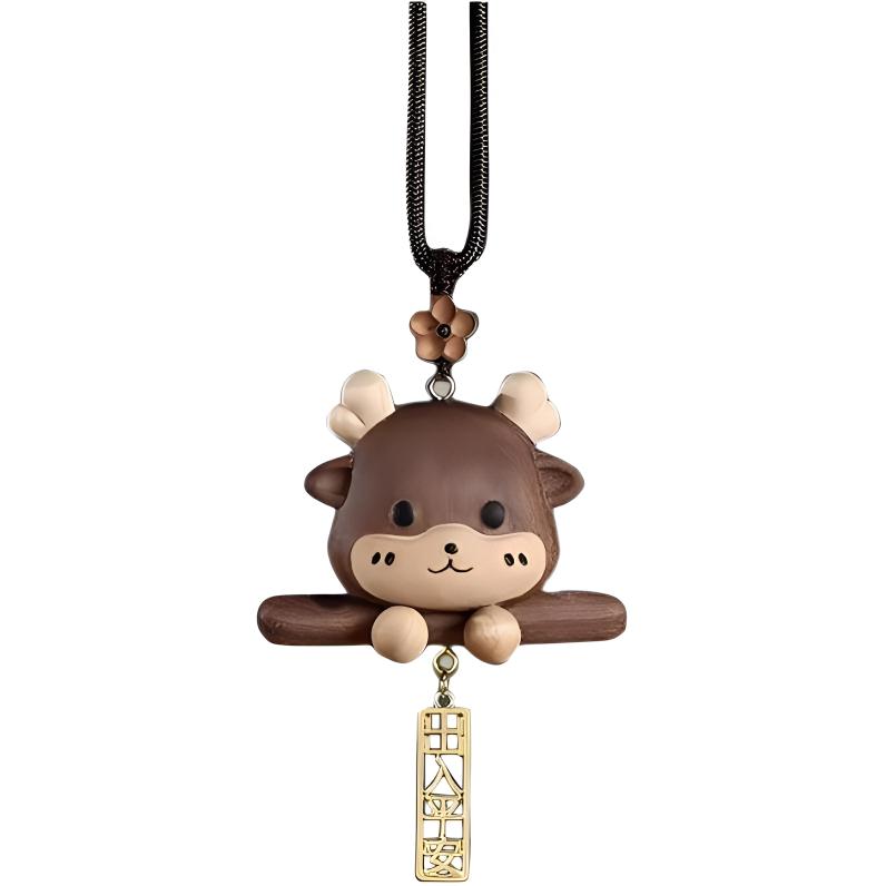 Mercedes Benz, bmw, Audi, honda, Toyota, protective amulet, creative mascot, rear view mirror, pendant for car, Tesla, for luck, volvo