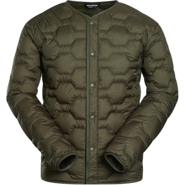 Мужская куртка Salomon FW25 CN LIGHT DOWN 800 (черная)