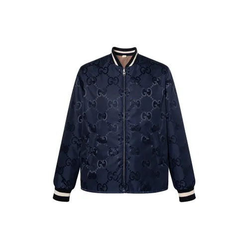 Gucci Jumbo Gg zip-fastening reversible jacket