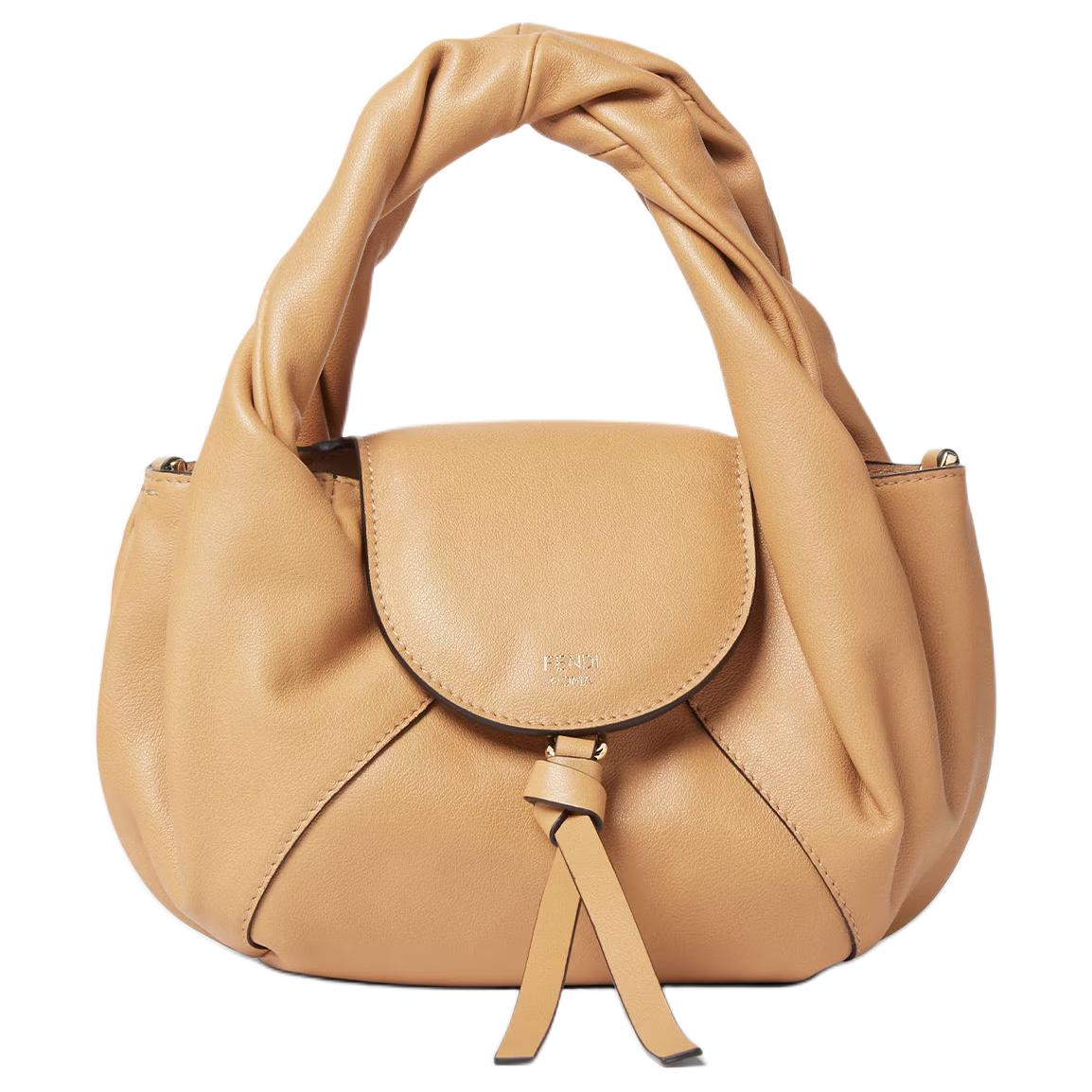 Женская сумка Fendi Roma (бежевая)