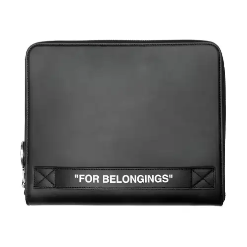 【Previous Season】Quote leather clutch bag