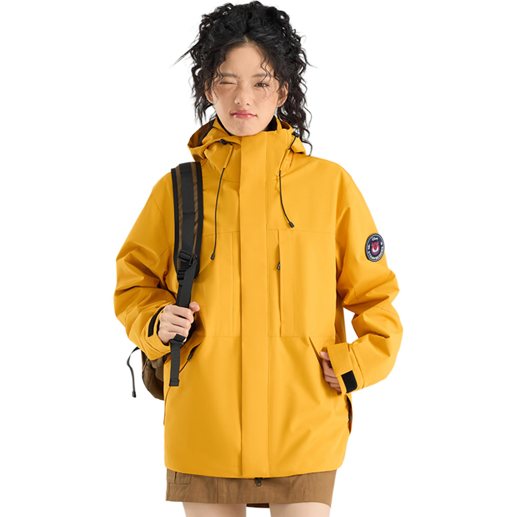 Disney Disney, travel sports removable fleece liner outside climbing, hoody, universal comfortable keep warm jacket, wear-resistant windproof water repellent waterproof set for men and women, simple and elegant design, three-in-one