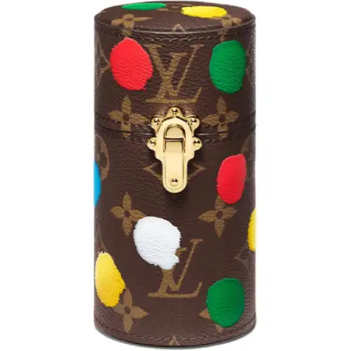 LOUIS VUITTON X Yayoi Kusama Handpainted Dots 100ml Travel Case Monogram Multicolor