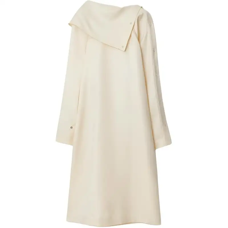 Burberry SS24 Long Sleeved Dress Women's Cream