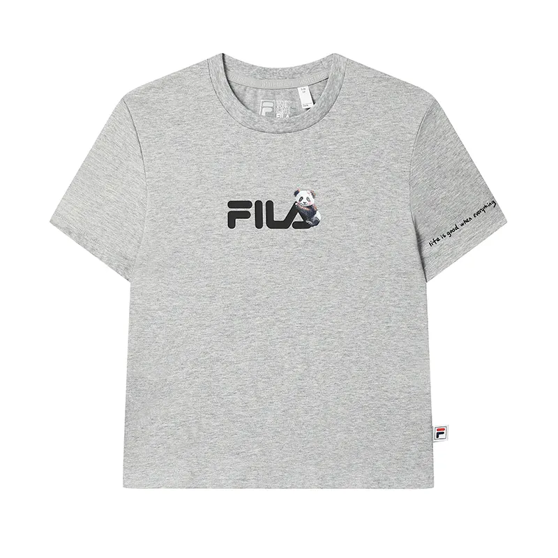 FILA Heritage T Shirt Women's Cartier Heather Gray