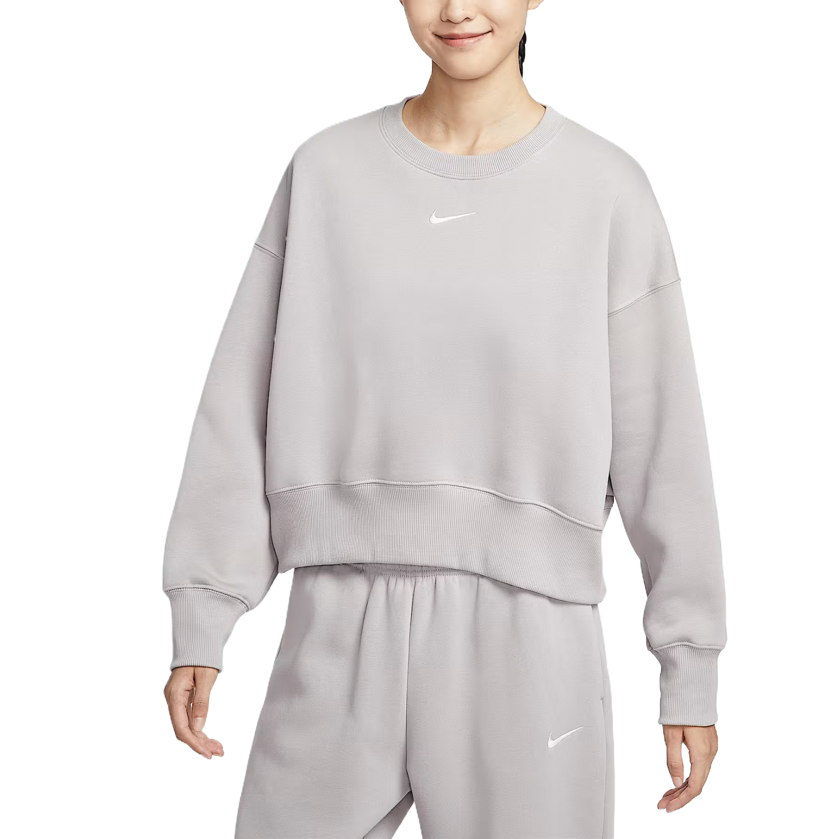 Женское худи Nike Sportswear Phoenix Fleece Oversize (бордовое)