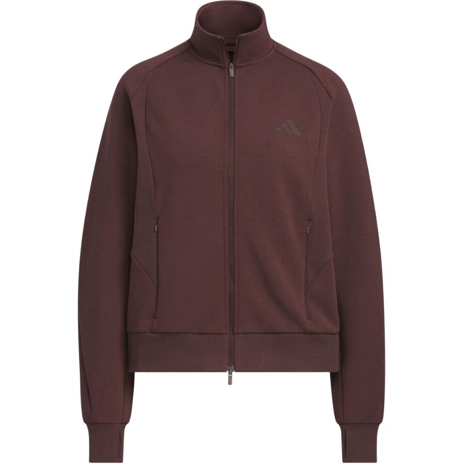 Женская куртка adidas W LOOSE JKT (бордовая)