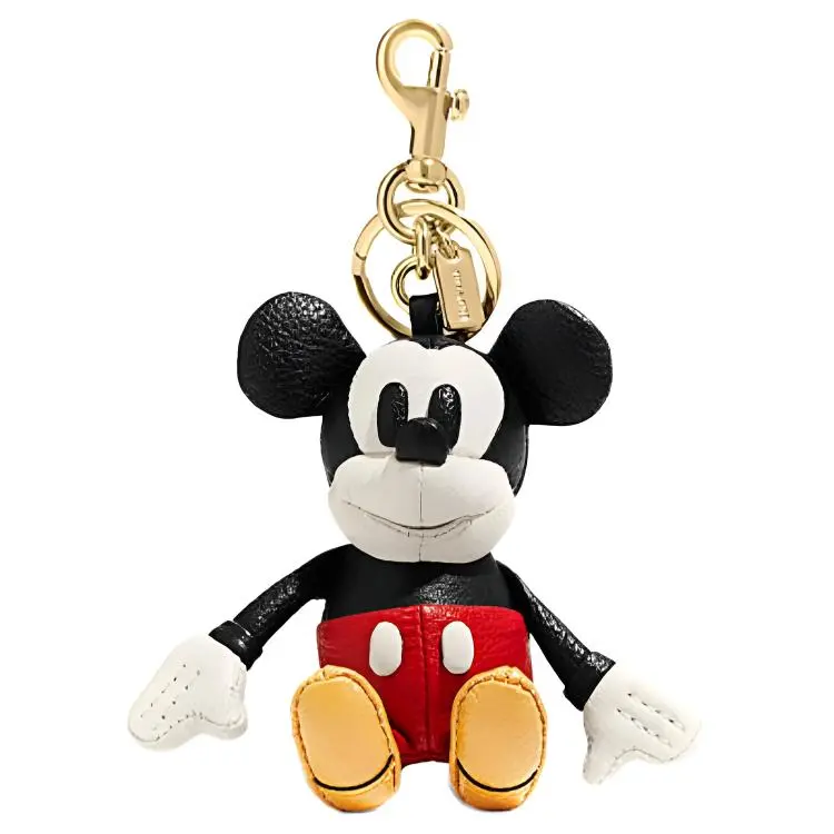 COACH Disney Collaboration Cow Leather Bag Accessory Mini Unisex Multicolor