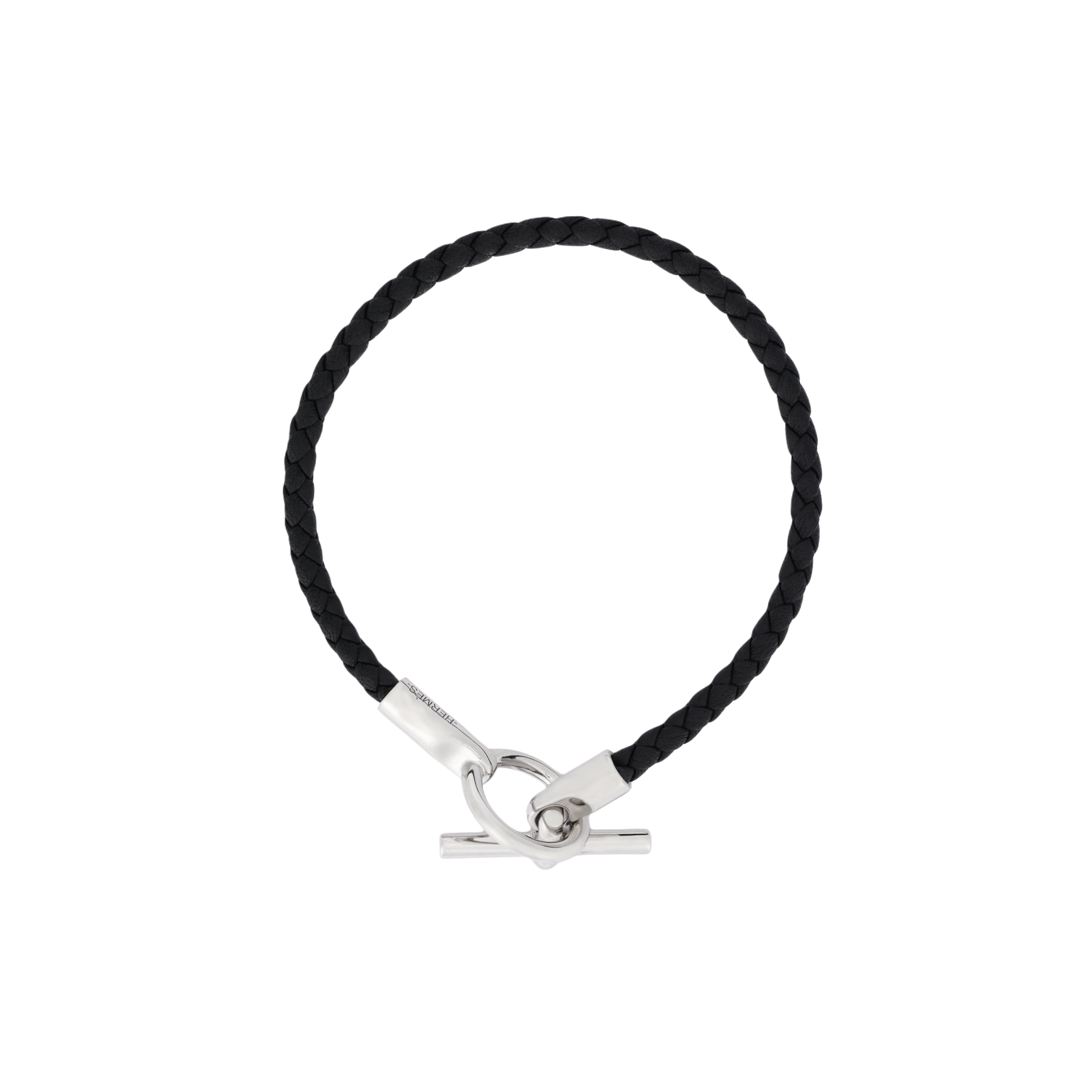 HERMES Glenan Leather Bracelets Unisex