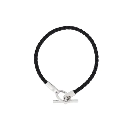 HERMES Glenan Leather Bracelets Unisex