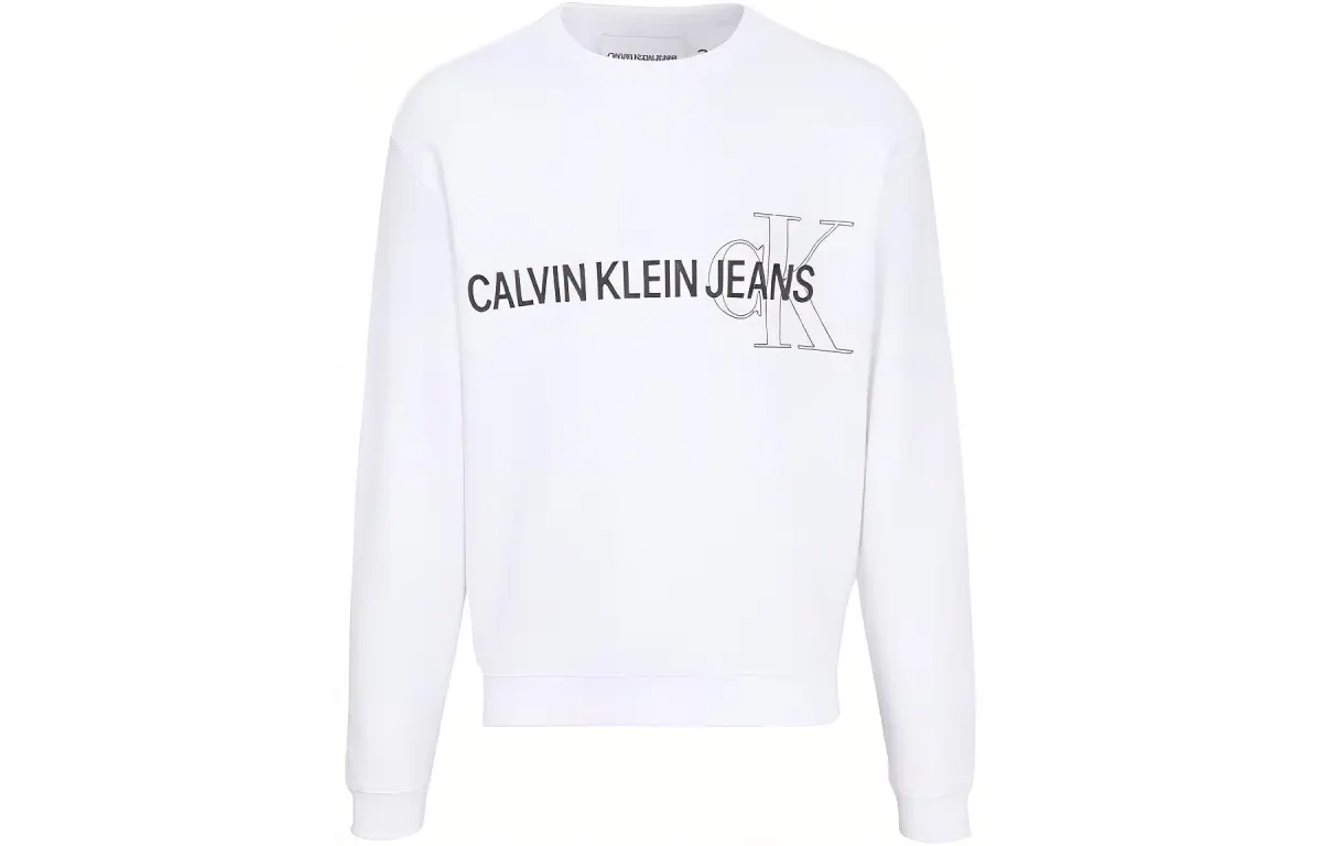 CALVIN KLEIN Sweatshirt Men's White
