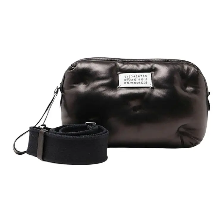 Maison Margiela Glam Slam Logo Patch Messenger Bag