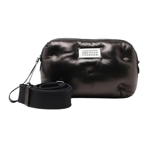 Maison Margiela Glam Slam Logo Patch Messenger Bag