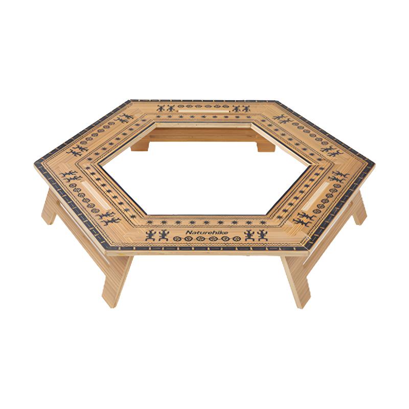 NATUREHIKE Outdoor Camping Equipment/Outdoor Folding Tables Outdoor Table Camping 132*115*25cm