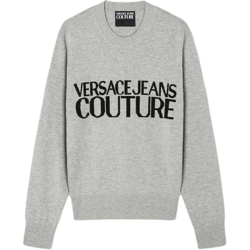 Мужской свитер Versace Jeans Couture Logo (черный)