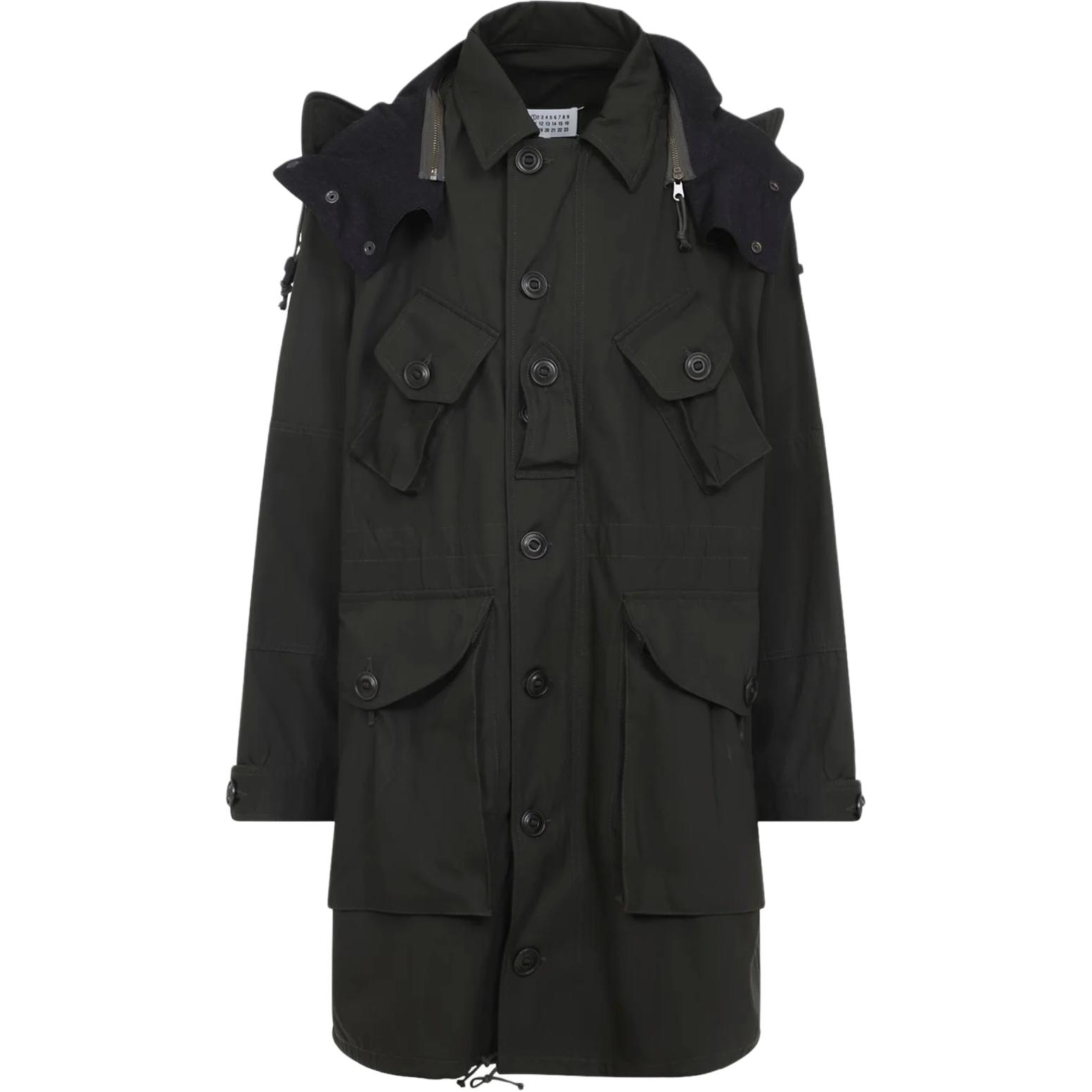 Мужское пальто Maison Margiela (черное)