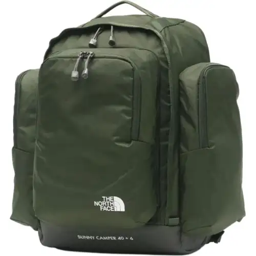 THE NORTH FACE 40L+6L Outdoor Bags Recycled Nylon Blend With Polyester Army Green Men's