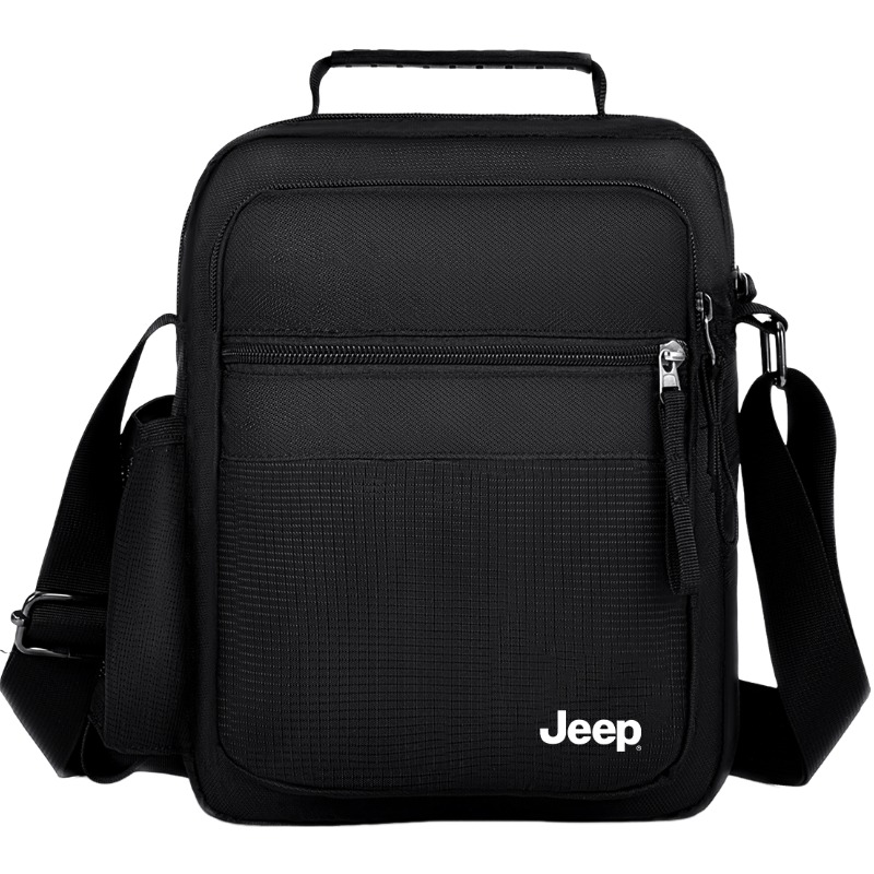 Мужская сумка Jeep вместительная (черная)
