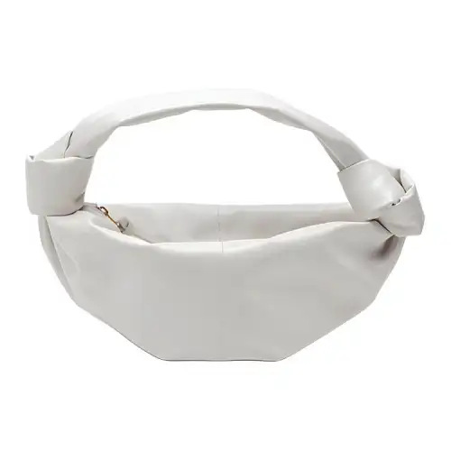 Bottega Veneta Cow Leather Handbag Mini Women's White