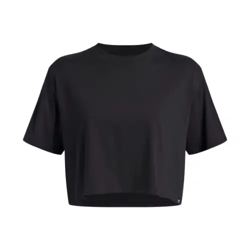 Under Armour Rival Drop Shoulder Sleeve T Shirt Women's Black