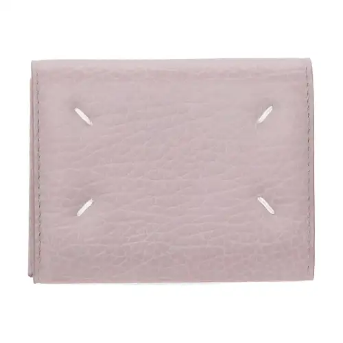 Maison Margiela Cow Leather Wallet Unisex Dove Gray