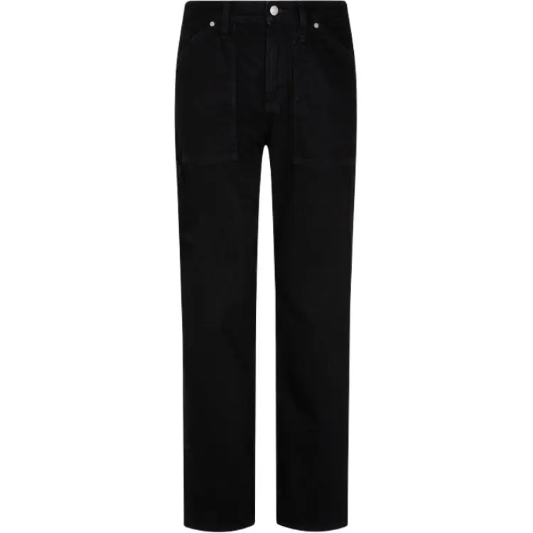 Calvin Klein Jeans Men's 1BY Black Moderate Straight Fit Pants