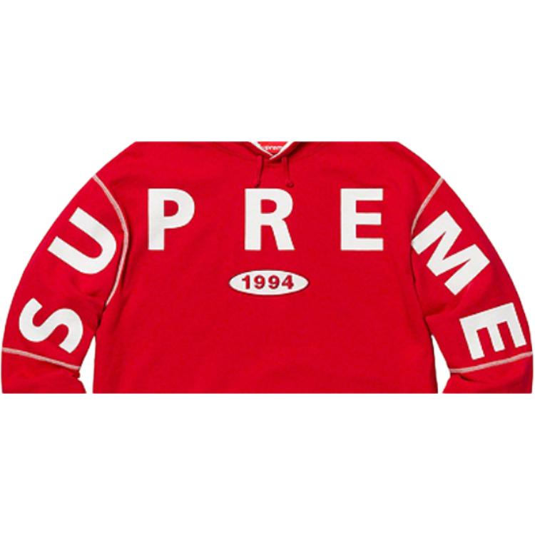 Худи Supreme Spread Logo (красное) — фото 2