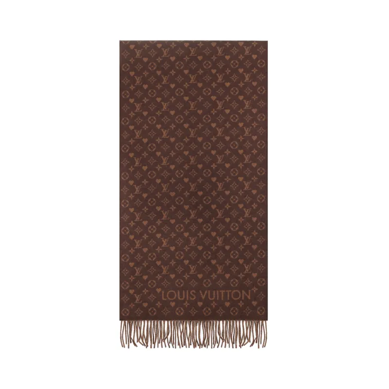 LOUIS VUITTON 2010s Game On Scarf