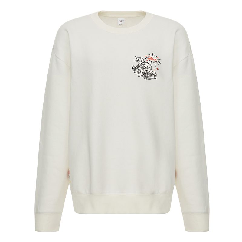 Свитшот Reebok x LOONEY TUNES (розово-белый)