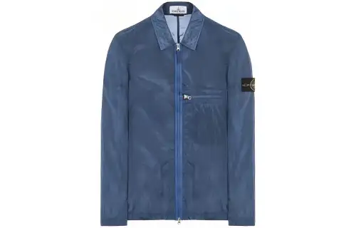 STONE ISLAND SS23 Nylon Meta Jackets & Coats Men's Air Force Blue