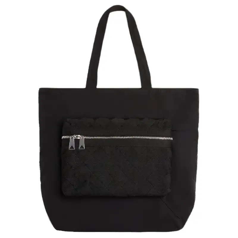 Bottega Veneta Polypropylene Handbag Unisex Black