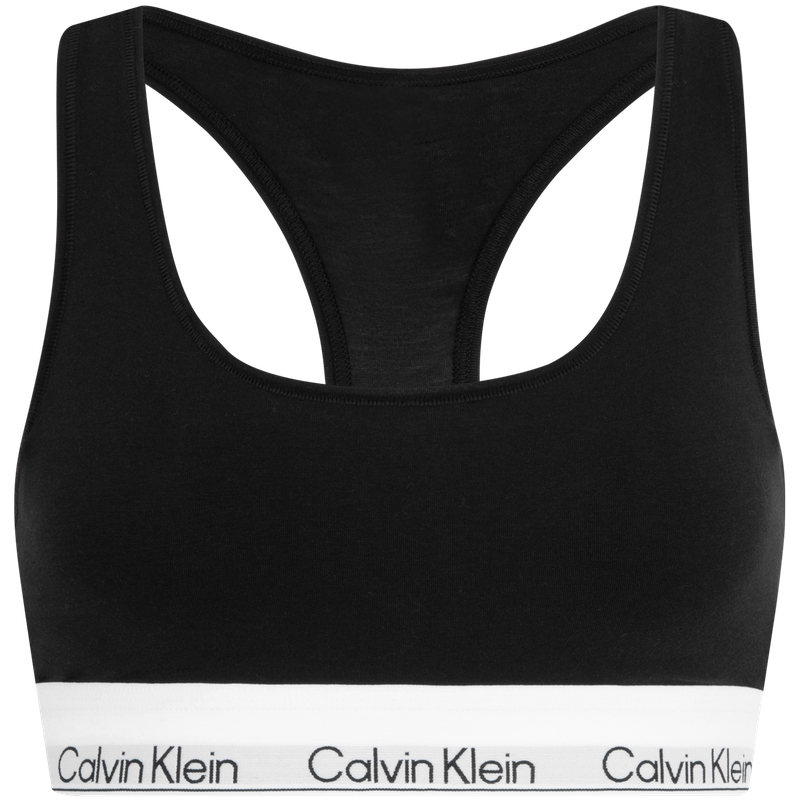 Женский топ CALVIN KLEIN спортивный бра (черный)