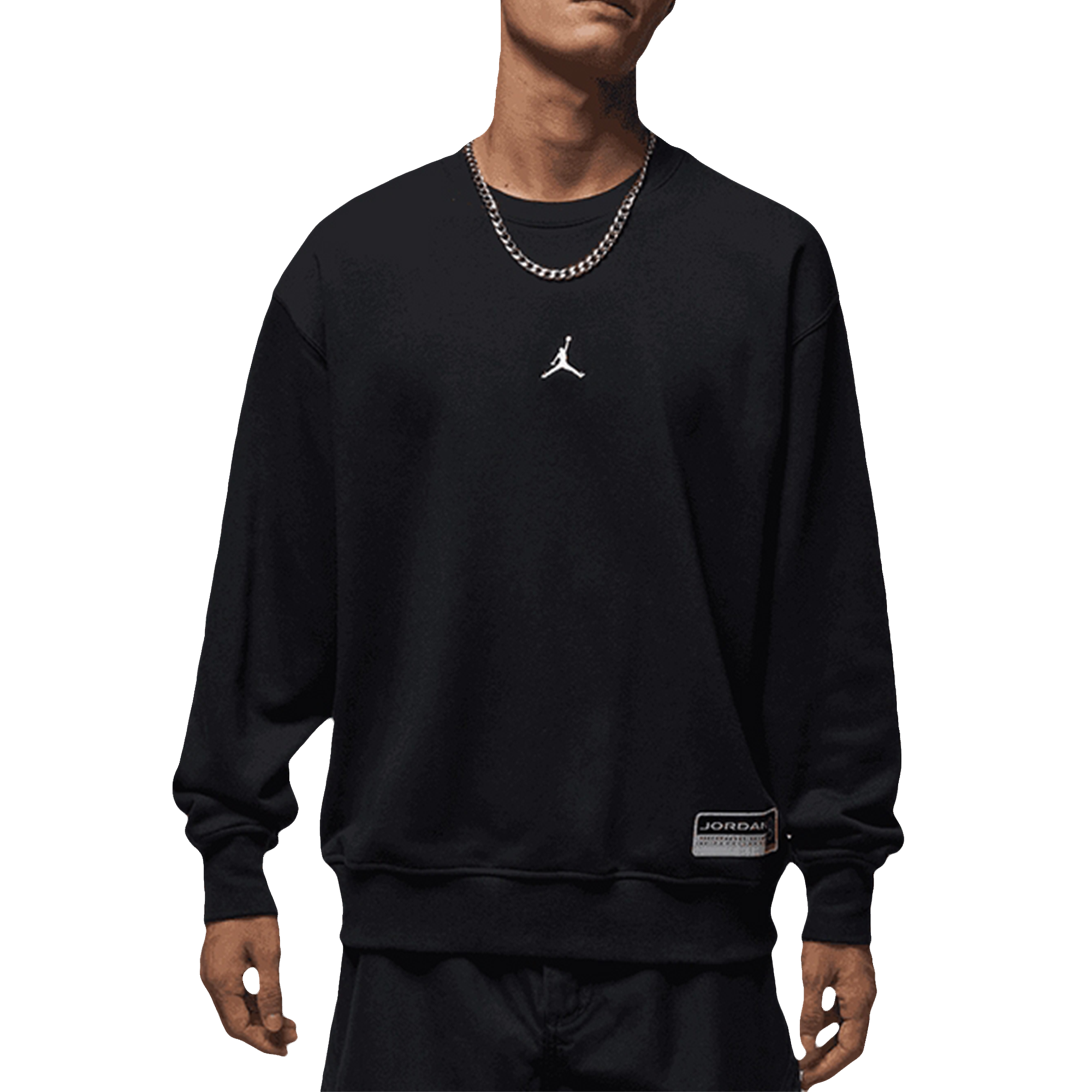 Мужской свитшот Jordan Letter Sweatshirt (черный)