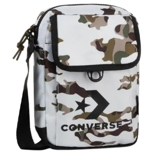 Converse Textile Crossbody Bag Unisex Camouflage White