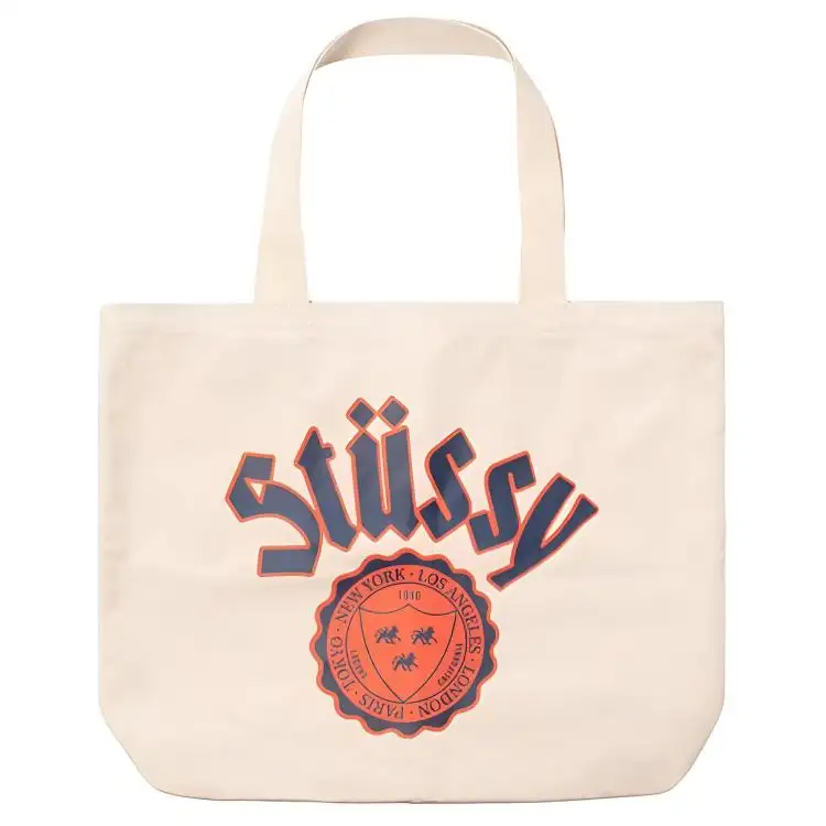 Stussy Cotton Handbag Unisex White